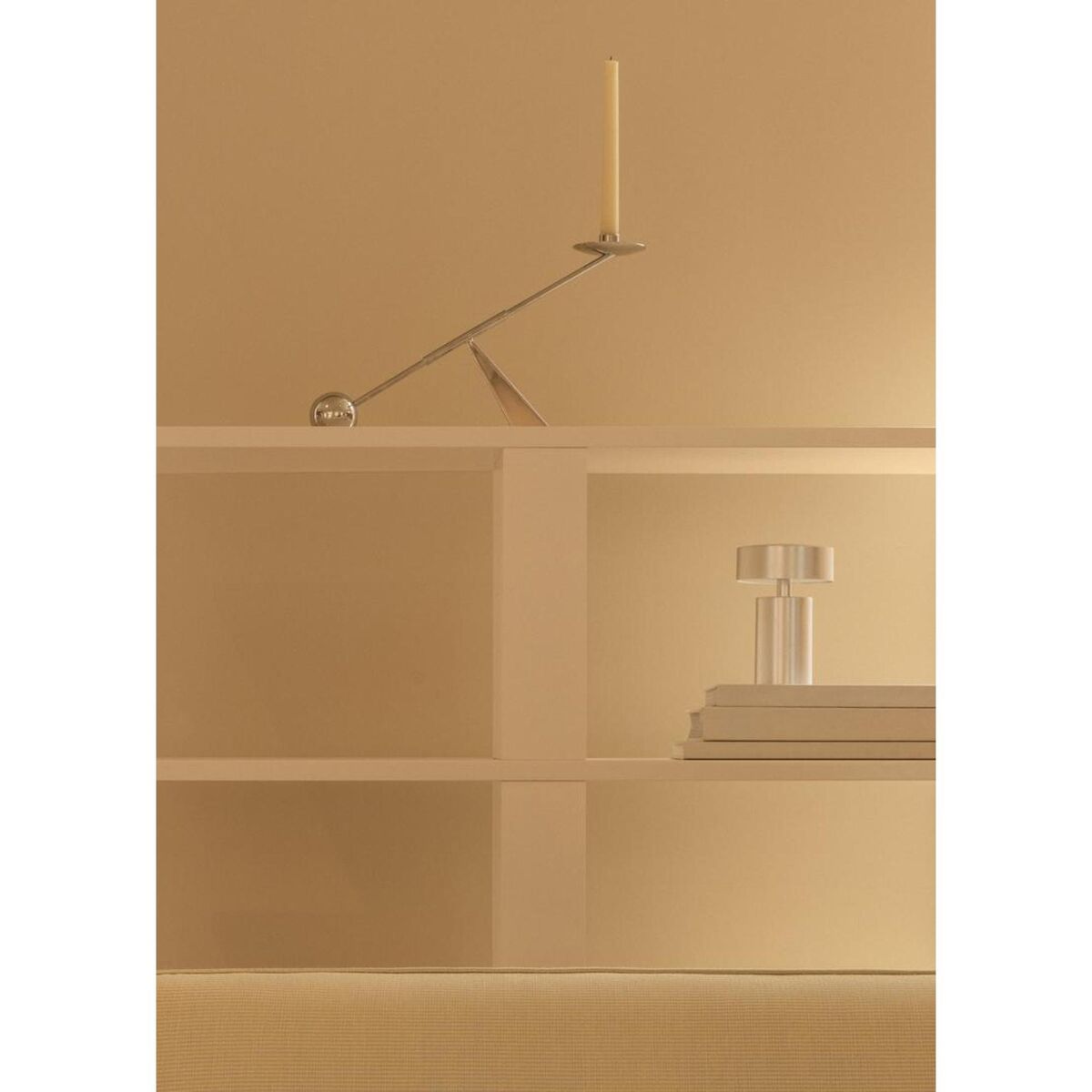 Interconnect Candle Holder W42.5 Stainless Steel