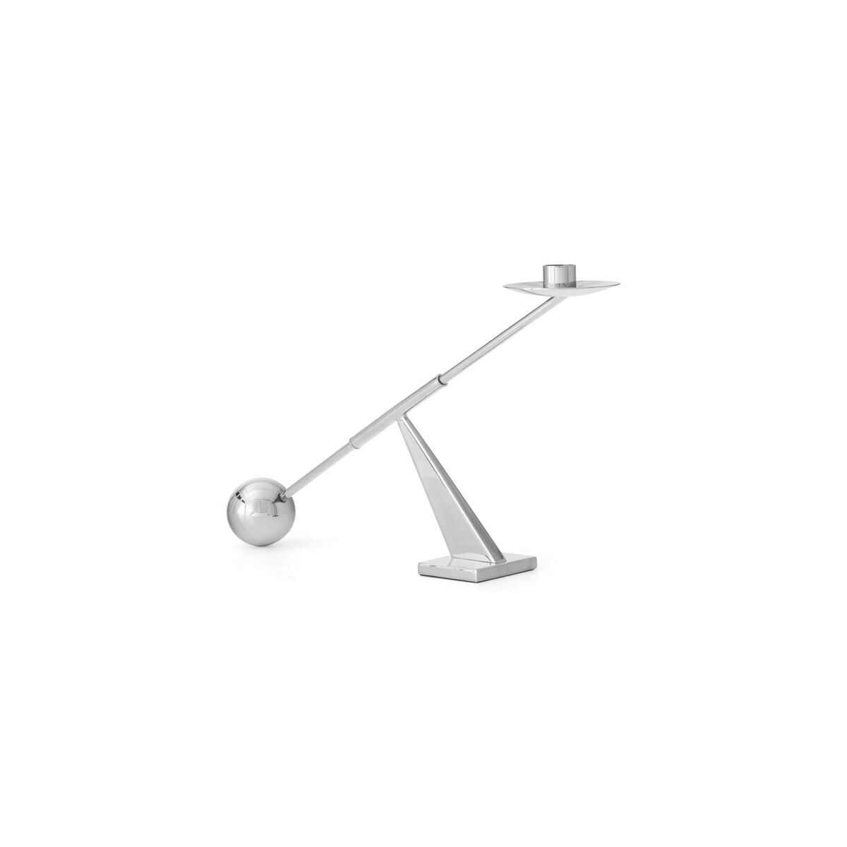 Interconnect Candle Holder W42.5 Stainless Steel