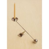 Interconnect Candle Holder W42.5 Stainless Steel