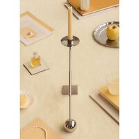 Interconnect Candle Holder W42.5 Stainless Steel