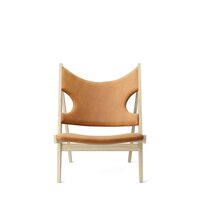 Knitting Sessel Gepolstert Natureiche/Dunes Cognac