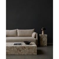 Reverse Bordlampe Carrara/ Sort