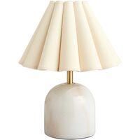 Lauren Petite Table Lamp White/Beige