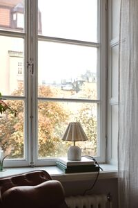Lauren Petite Table Lamp White/Beige