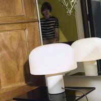 Bellhop T Tafellamp Wit/Glas