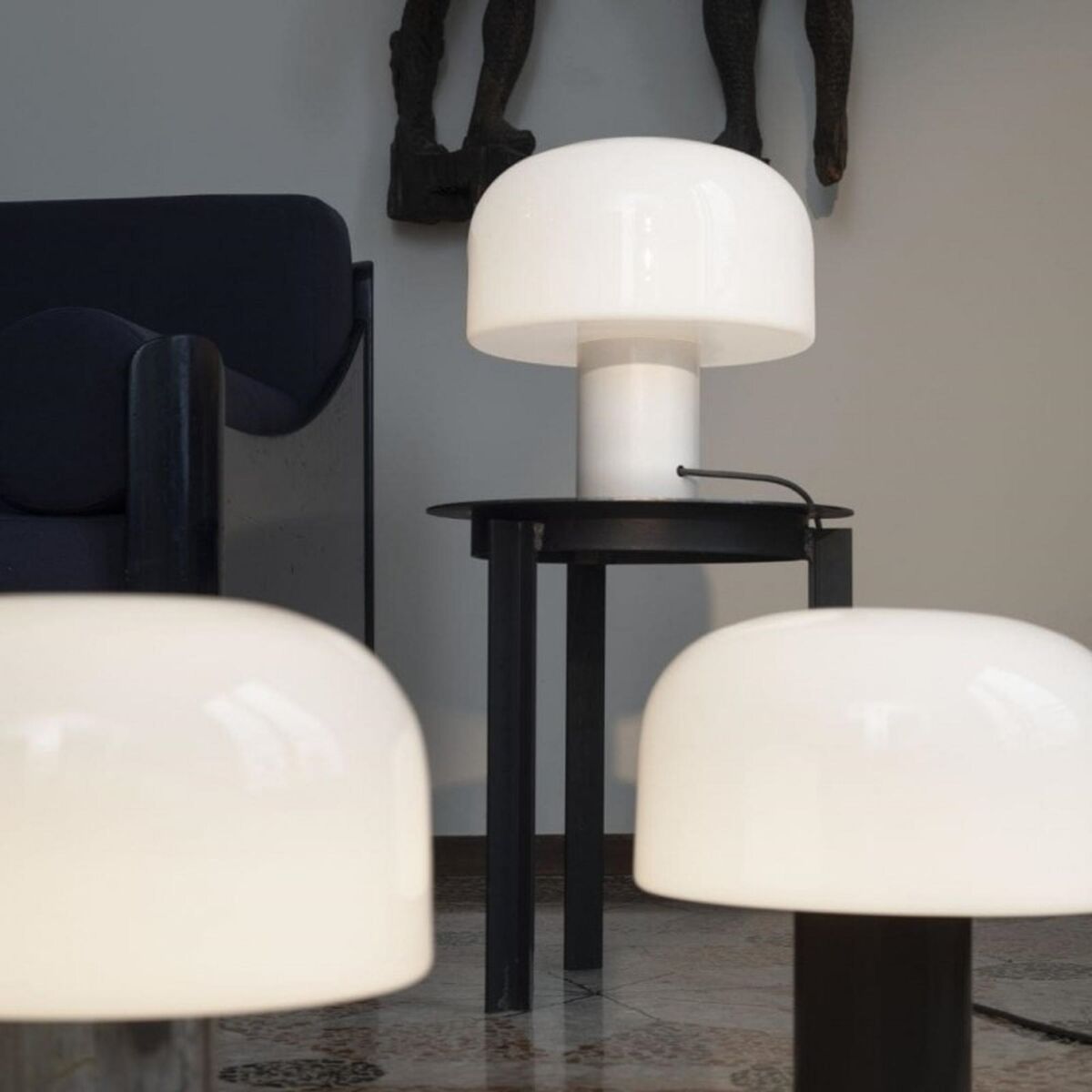 Bellhop T Tafellamp Wit/Glas