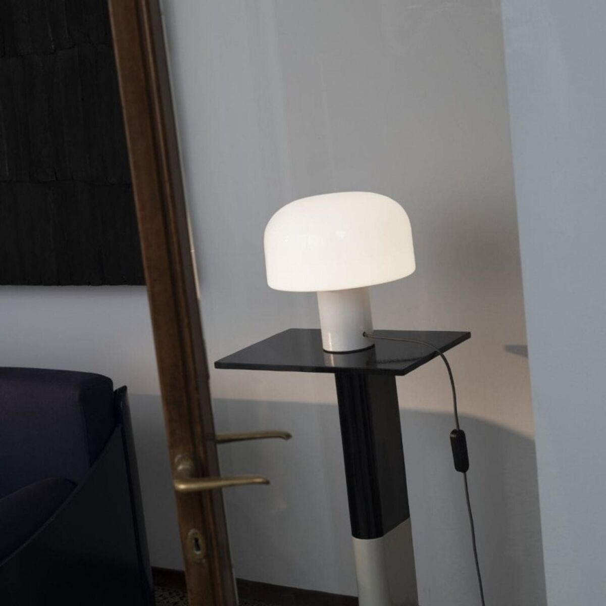 Bellhop T Tafellamp Wit/Glas