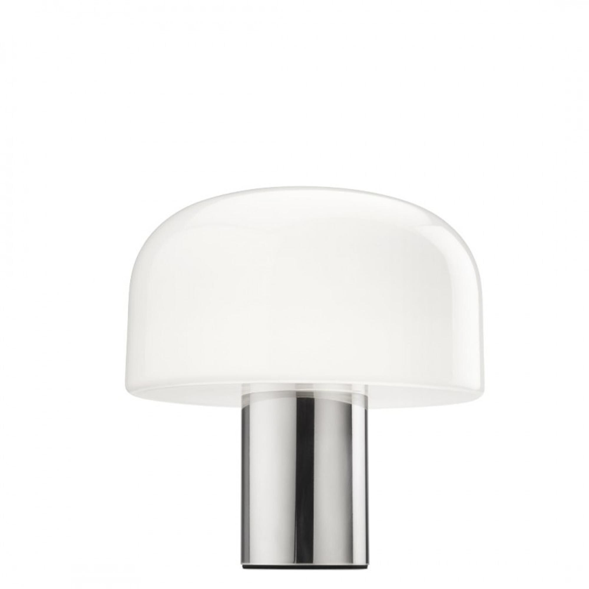 Bellhop T Bordlampe Lys Aluminium/ Glass