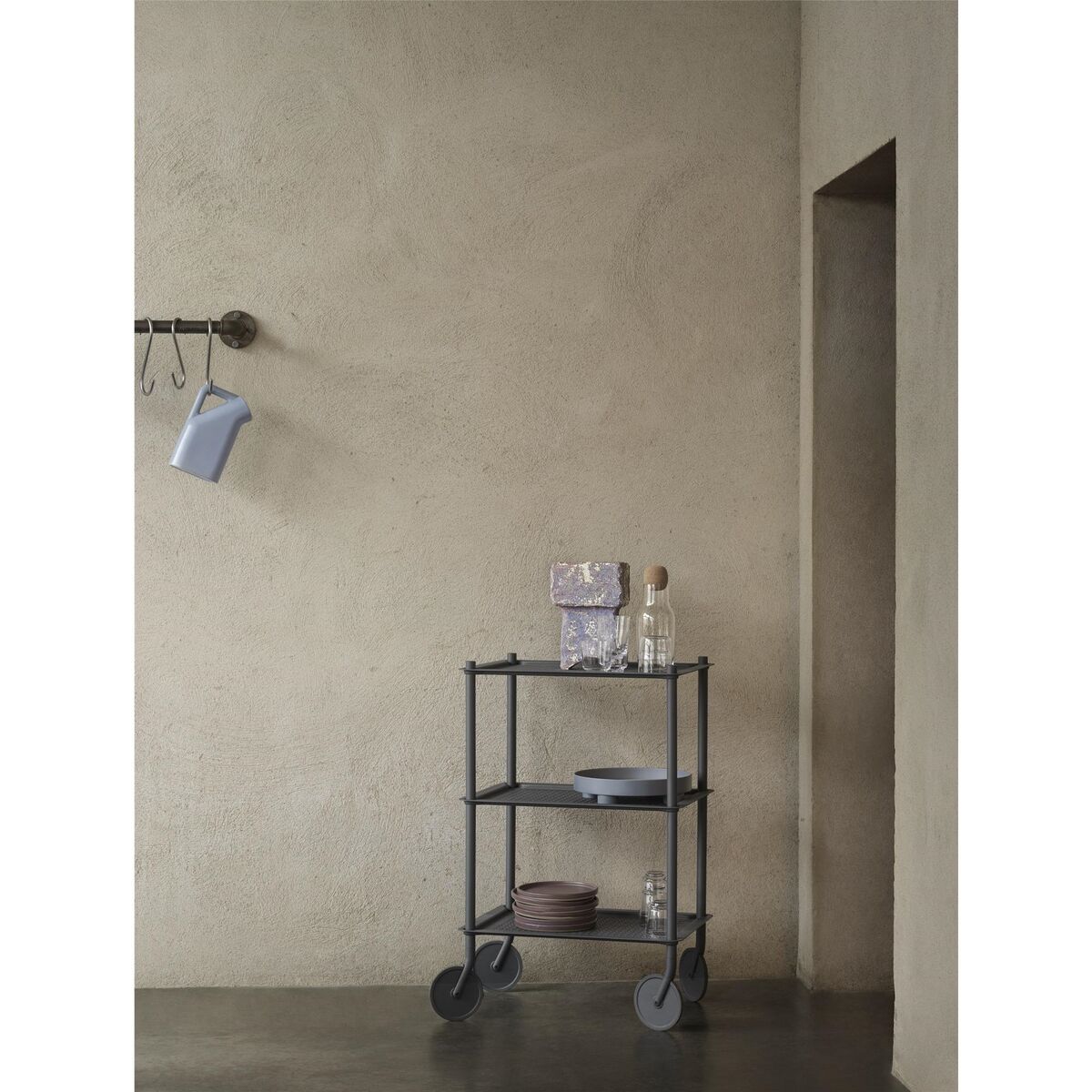 Flow Trolley 3-Layer Vogn Taupe