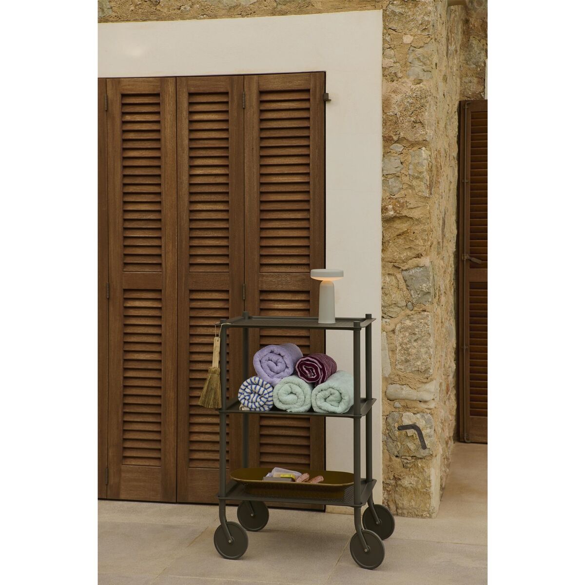Flow Trolley 3-Layer Vogn Taupe