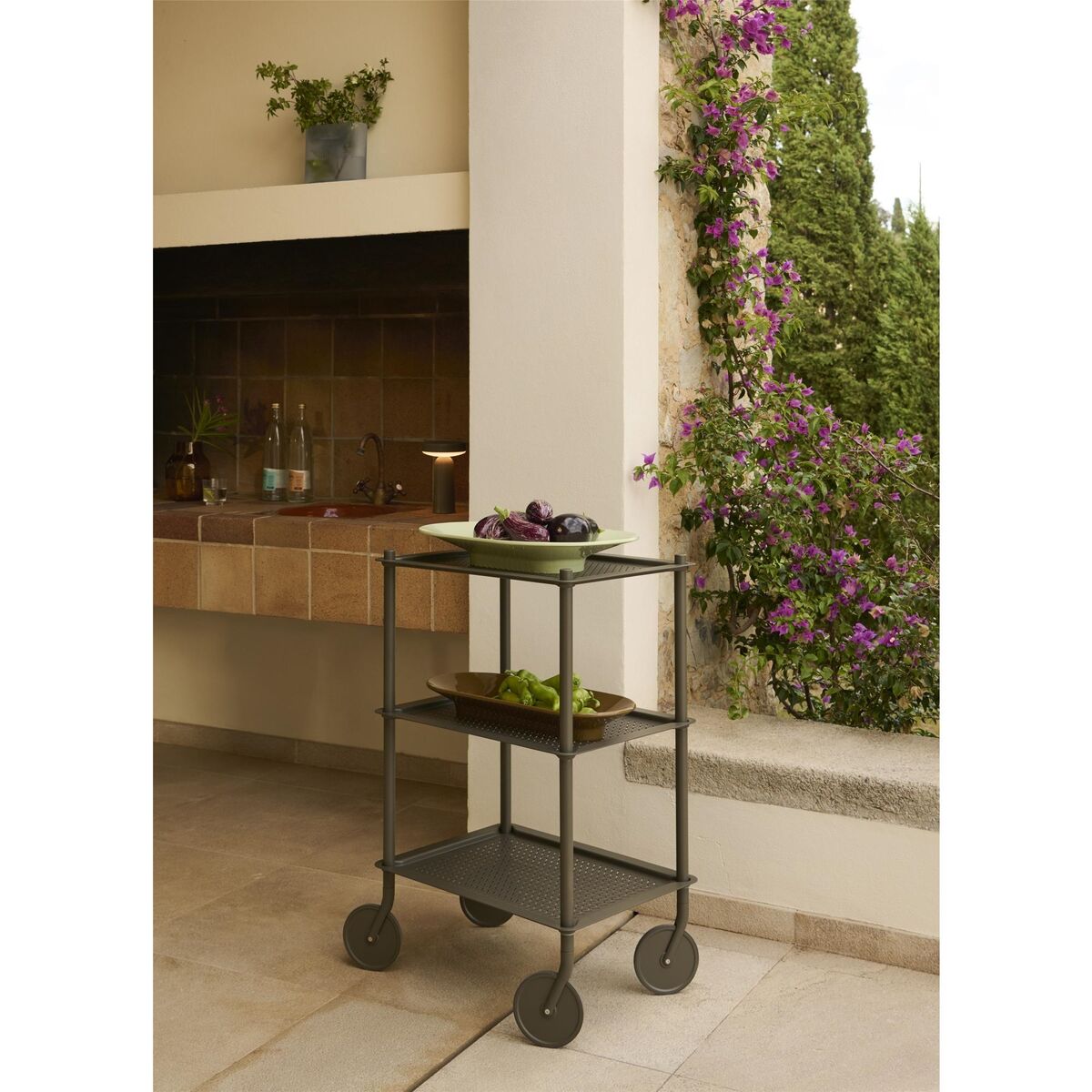 Flow Trolley 3-Layer Vogn Taupe