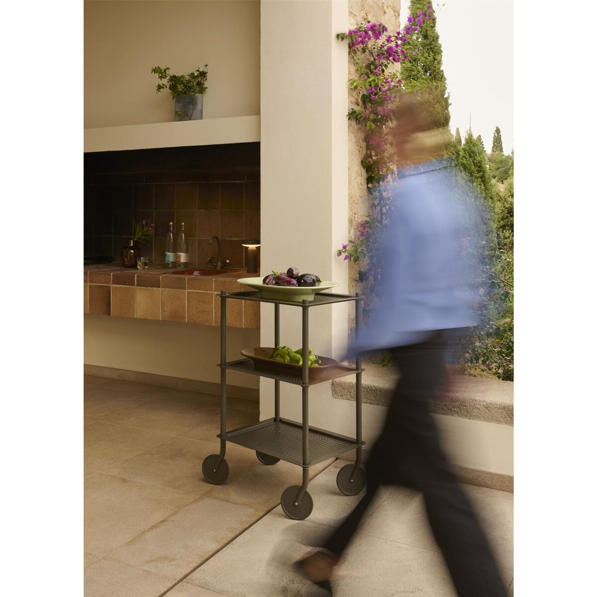 Flow Trolley 3-Layer Vogn Taupe