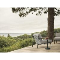 Settle Outdoor Sessel Ribbed Weave 2/ Dunkelgrün