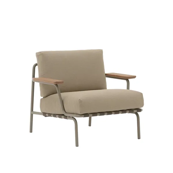 Settle Outdoor Armchair Ribbed Weave 5/Taupe