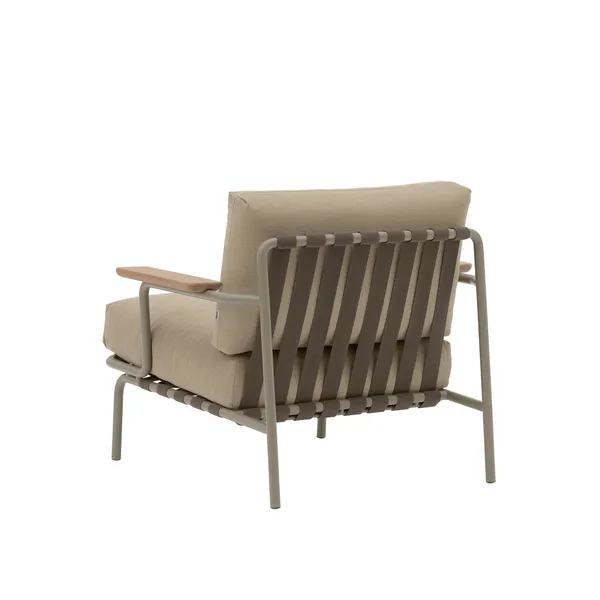 Settle Outdoor Armchair Ribbed Weave 5/Taupe