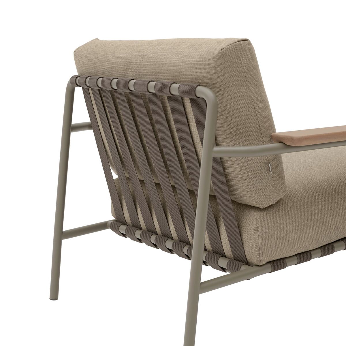 Settle Poltrona da Esterno Ribbed Weave 5/Taupe