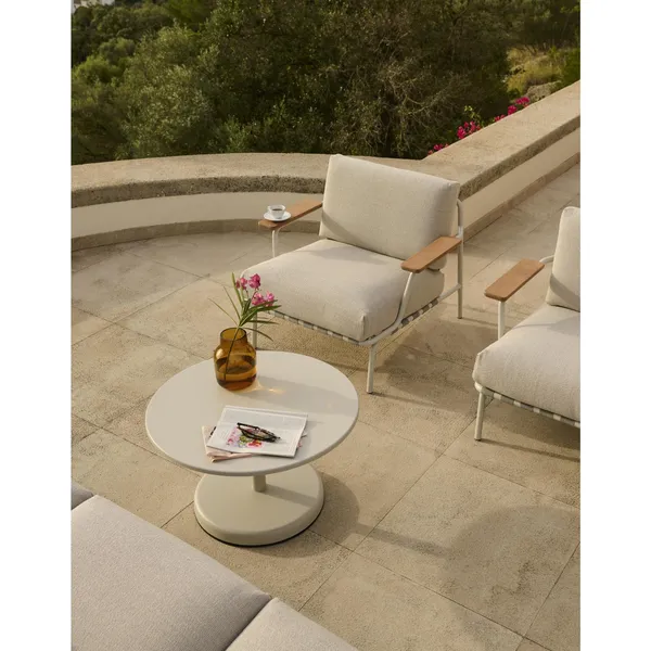 Settle Outdoor Armchair Ribbed Weave 5/Taupe
