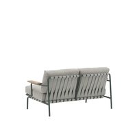 Settle Outdoor 2-Sitzer Sofa Ribbed Weave 2/ Dunkelgrün