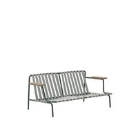 Settle Outdoor 2-Sitzer Sofa Ribbed Weave 2/ Dunkelgrün