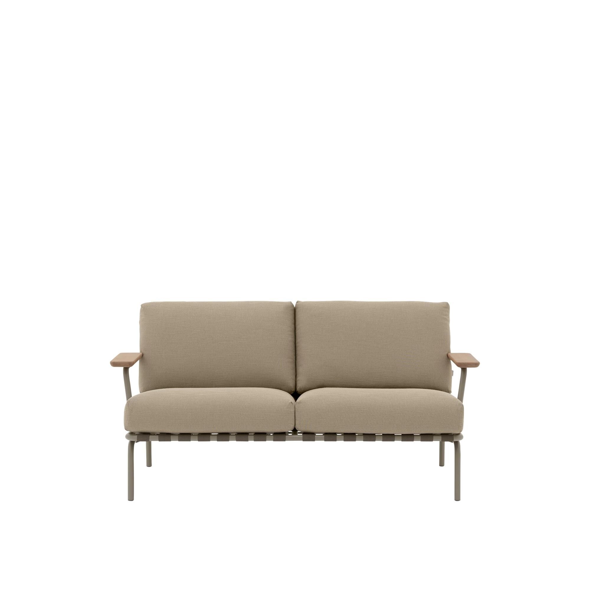 Settle Udendrs 2-Personers Sofa Ribbed Weave 5/Taupe