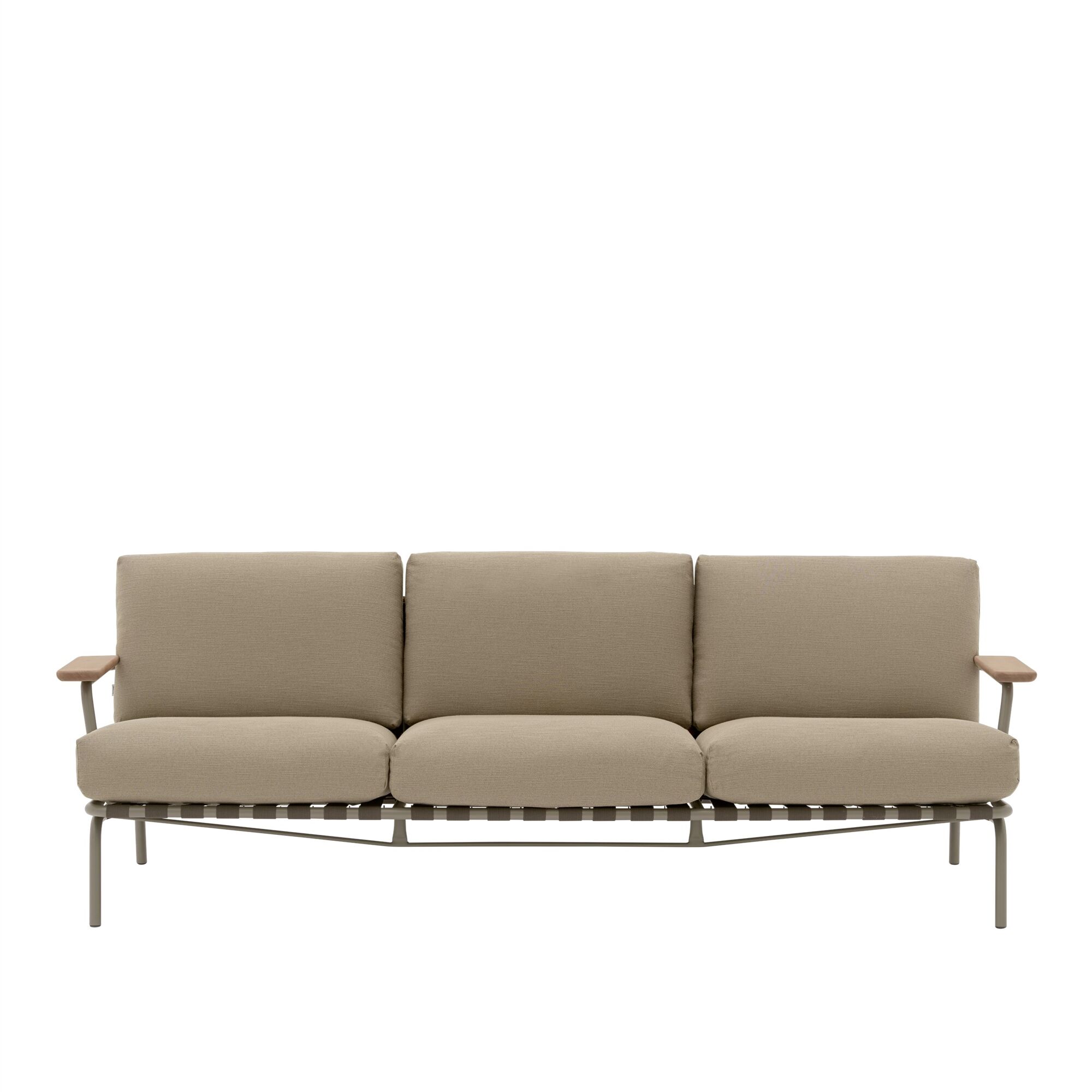 Settle Udendrs 3-Personers Sofa Ribbed Weave 5/Taupe