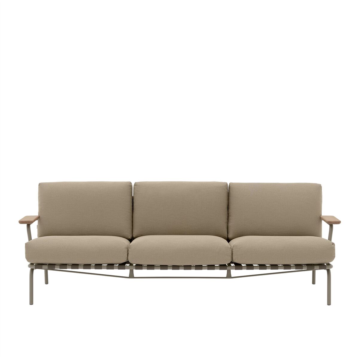 Settle Sofá Exterior De 3 Plazas Tejido Acanalado 5/Taupe