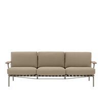 Settle Sofá Exterior De 3 Plazas Tejido Acanalado 5/Taupe