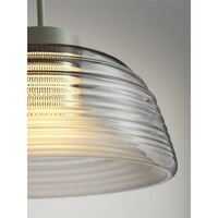 Zweischichtige Pendelleuchte Olive