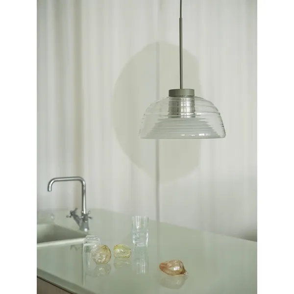 Zweischichtige Pendelleuchte Olive