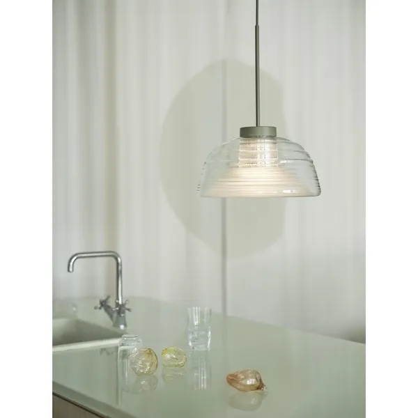 Zweischichtige Pendelleuchte Olive