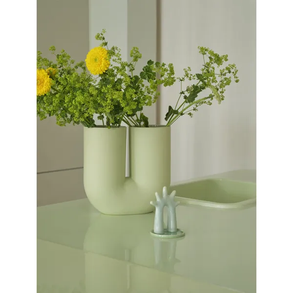 Kink Vase H26 Light Green