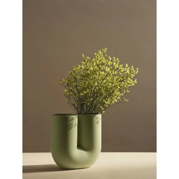 Kink Vase H26 Light Green