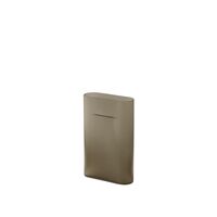Ridge Vase H35 Taupe/ Mattiert
