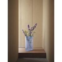 Ridge Vase H48,5 Hellblau/ Mattiert