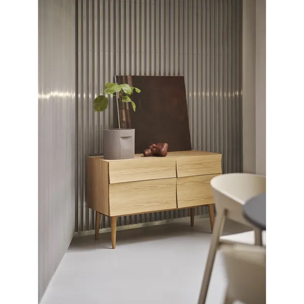 Ridge Planter H24 Beige