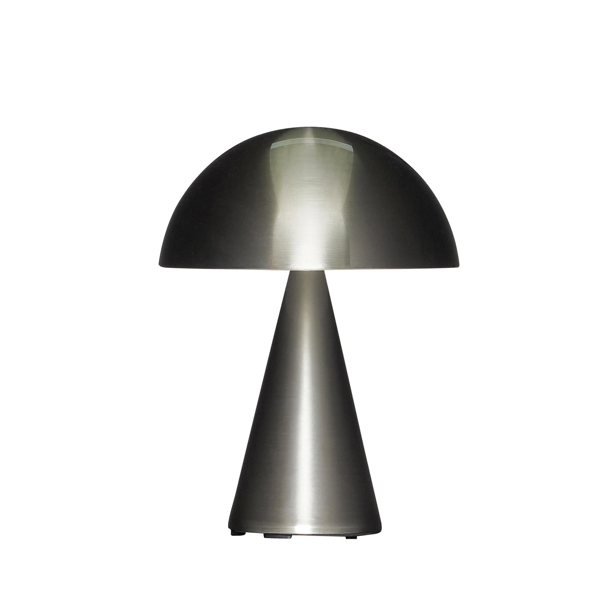 Mush Bærbar Lampe Nikkel