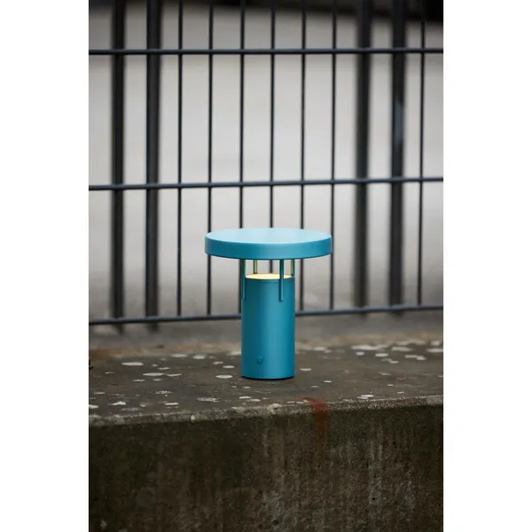 BringMe Portable Lamp Mini Metallic Turquoise