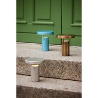 BringMe Portable Lamp Mini Metallic Turquoise