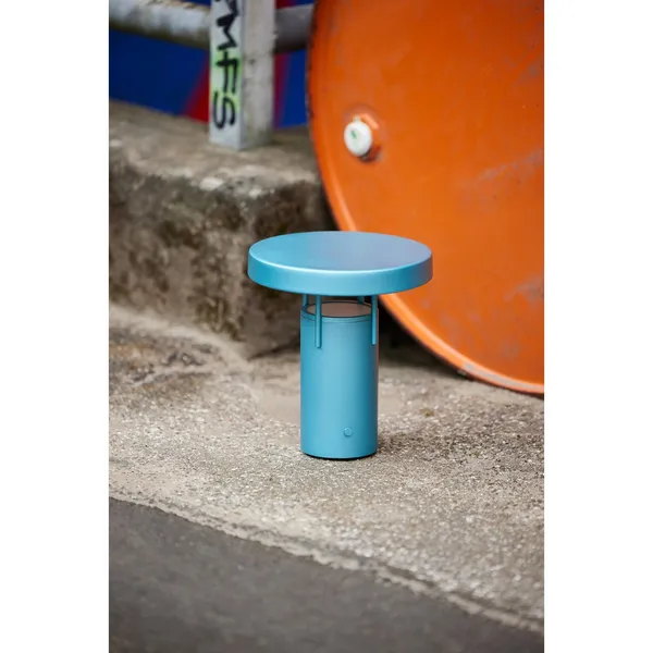 BringMe Portable Lamp Mini Metallic Turquoise