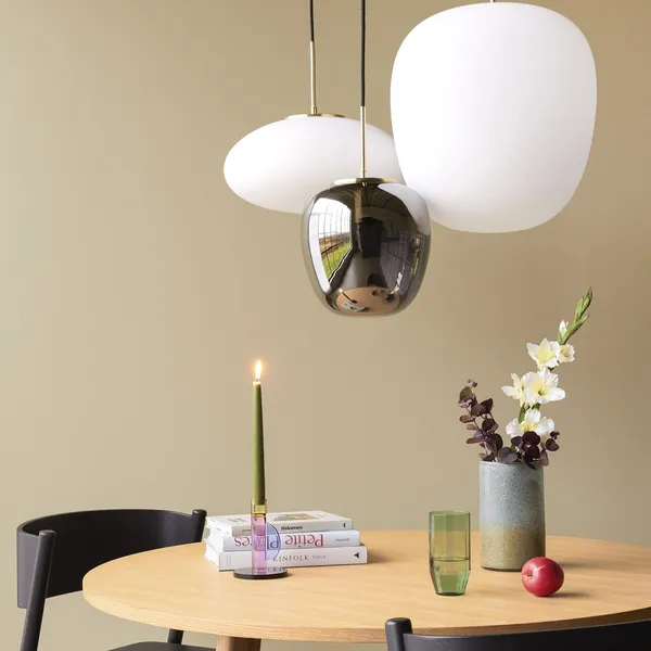 Muse Pendant Ellipse White