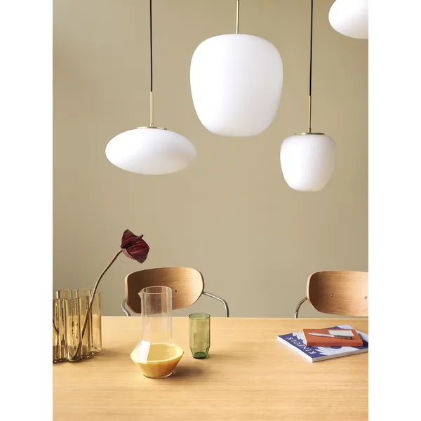 Muse Pendant Ellipse White