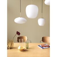 Muse Pendant Ellipse White