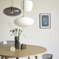 Muse Pendant Ellipse White