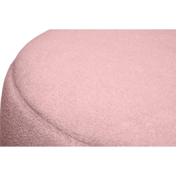 Point Pouf Large Sherpa Pinky Promise