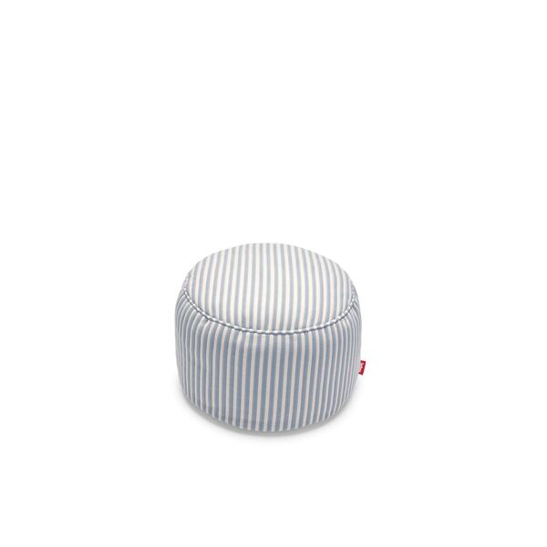 Point Pouf Terry Blizzard/Blau Creme