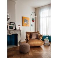 Point Pouf Terry Blizzard/Blue Cream