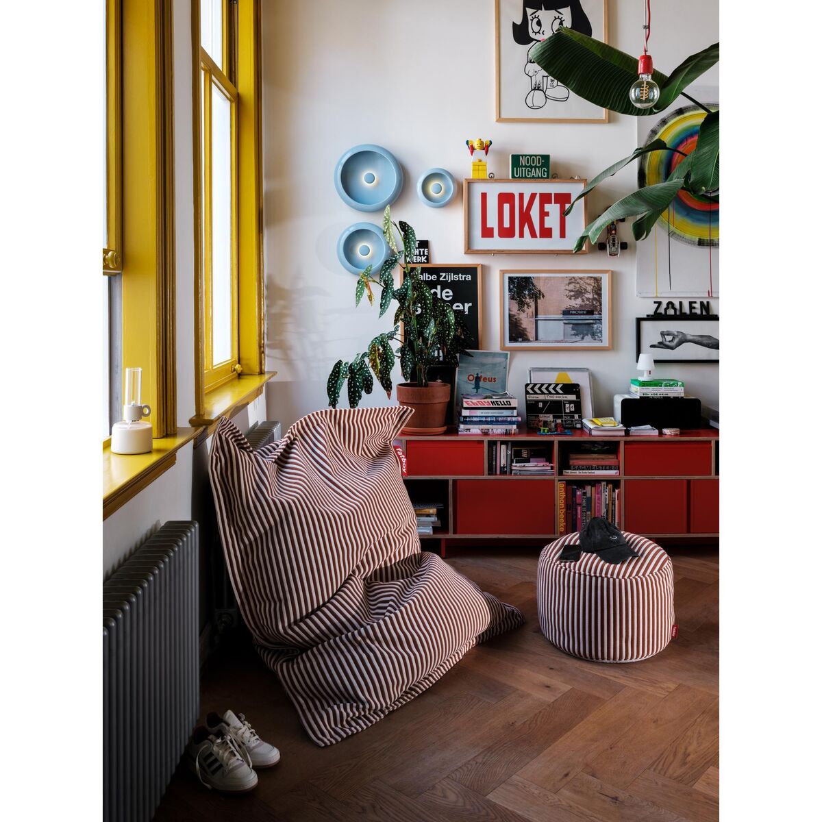 Point Puff Terry Cognac Krem