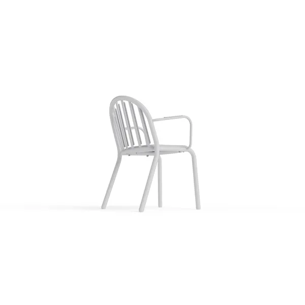 Fred's Garden Chair With Armrest Light Gray