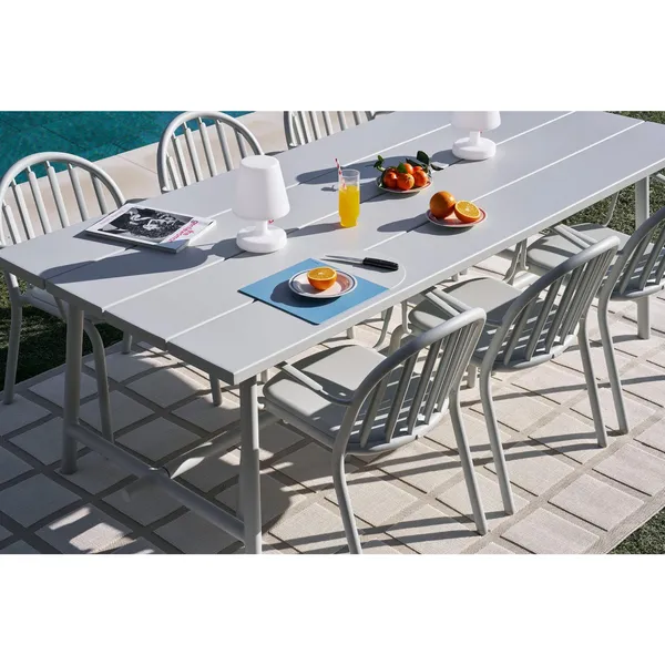 Fred's Garden Chair With Armrest Light Gray