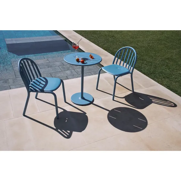 Fred's Outdoor Cafe Table Light Gray